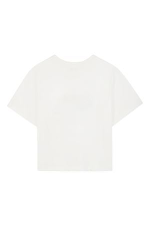white cotton tshirt LANVIN KIDS | N30255117